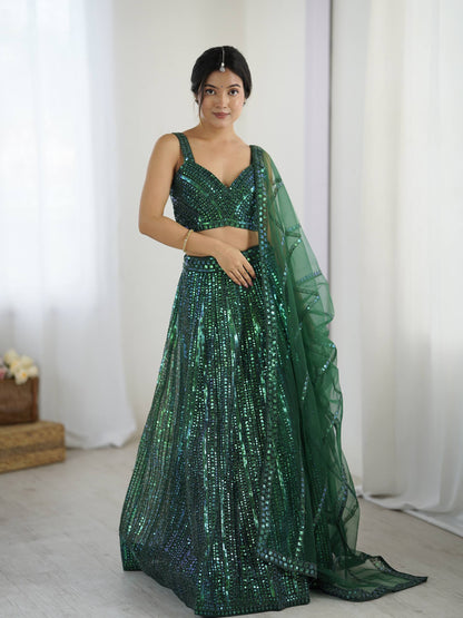 Wedding Lehenga Choli with Net Dupatta Style 007