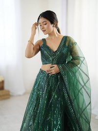 Wedding Lehenga Choli with Net Dupatta Style 007