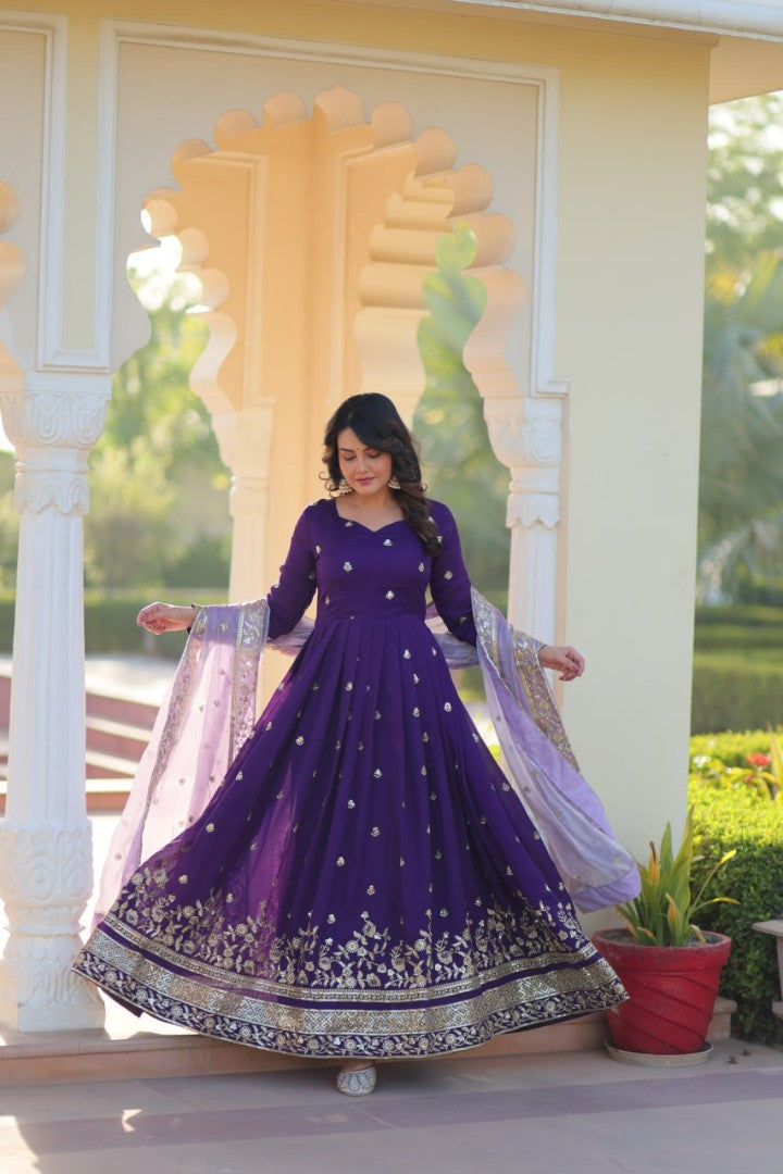 Elegant Gown  Party Wear Women's Anarkali Dress