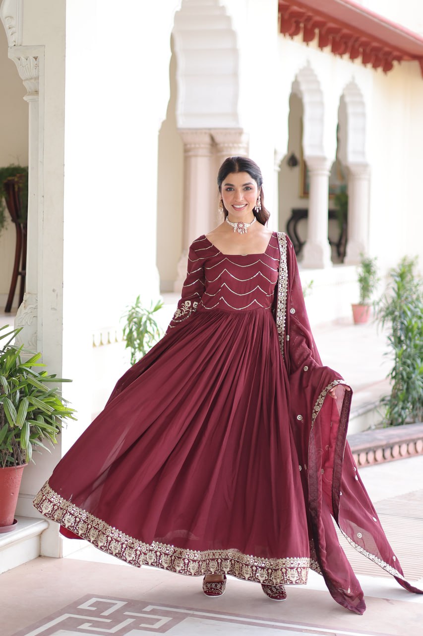 Noor Gown  Wedding Special Women's Anarkali Dress