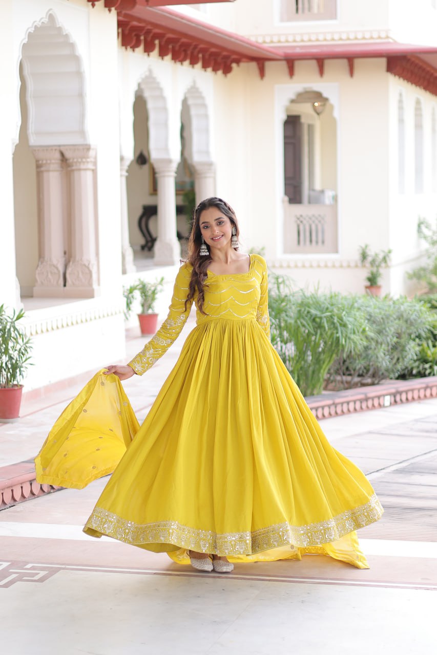 Ayesha Gown  Traditional Flair Women's Anarkali Dress