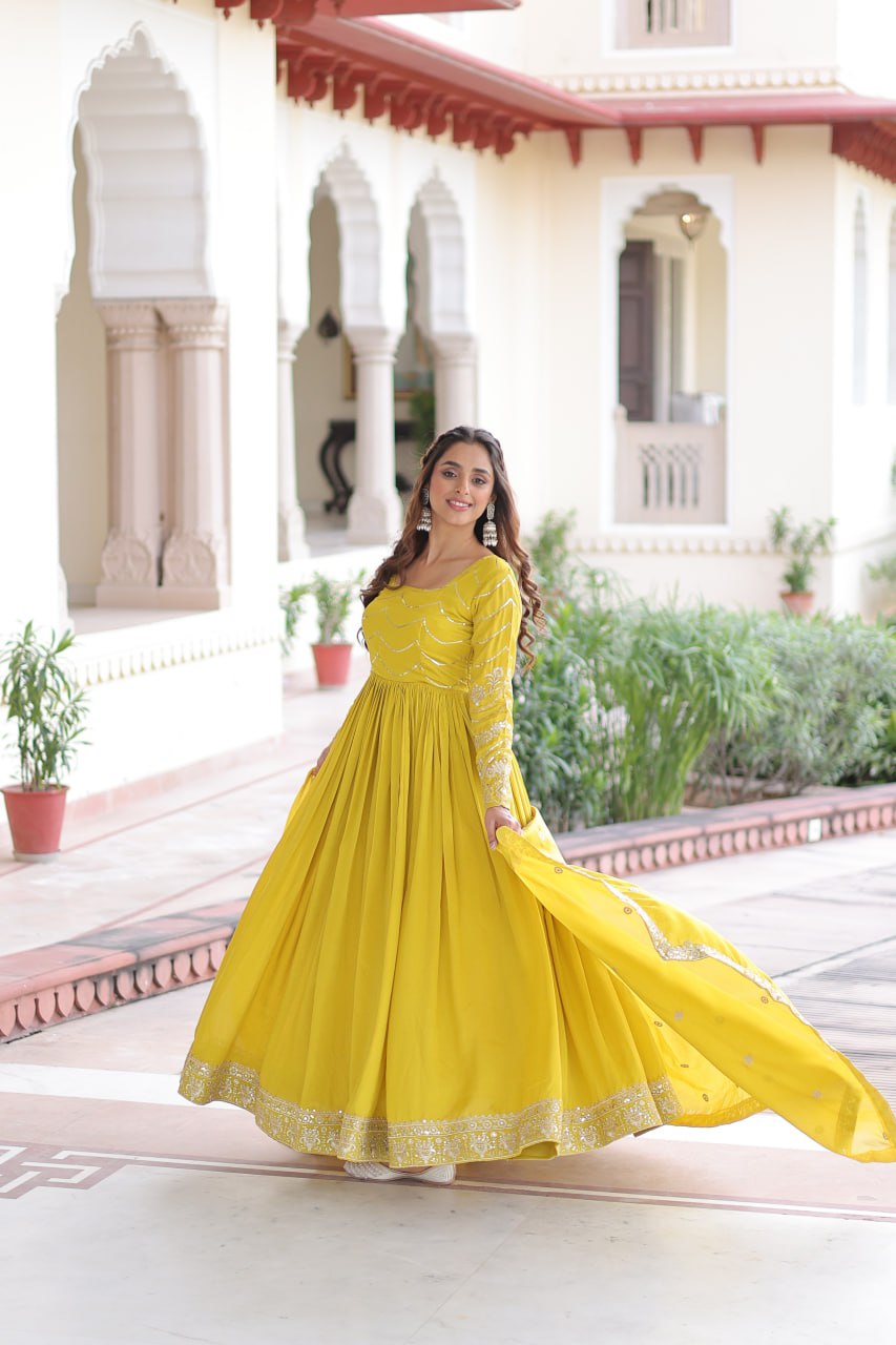 Ayesha Gown  Traditional Flair Women's Anarkali Dress
