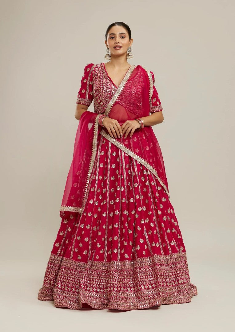 Wedding Bridal Lehenga Choli Outfit Style 030