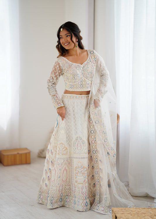 Designer Wedding Lehenga Set Style 001
