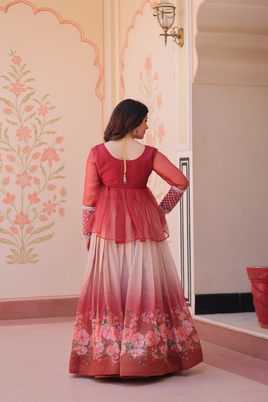 Wedding Designer Wedding Lehenga Set Style 022