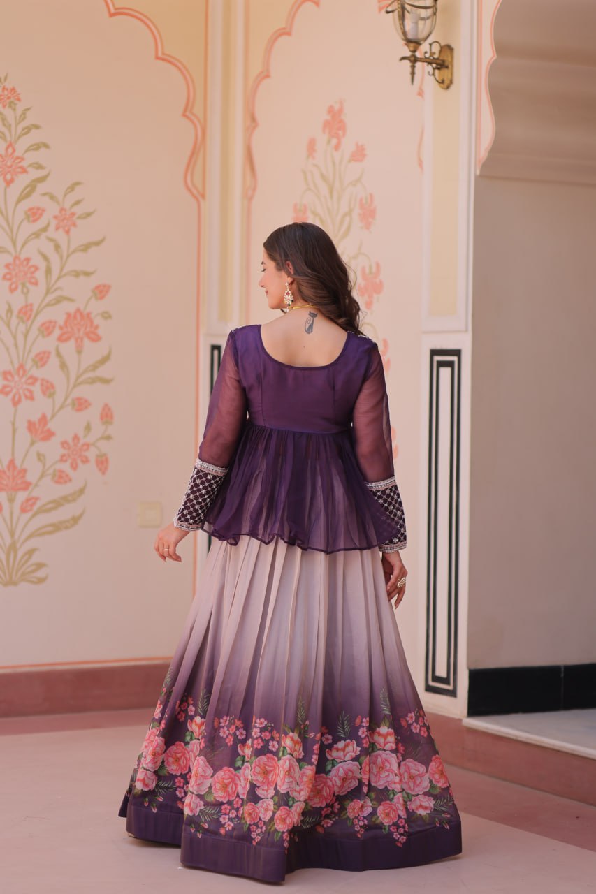 Designer Lehenga Choli with Net Dupatta Style 023