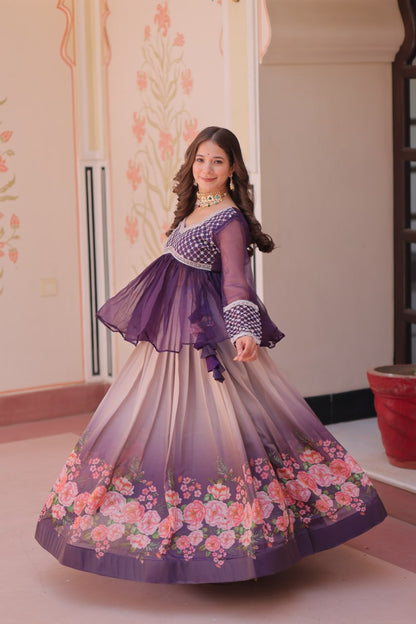 Designer Lehenga Choli with Net Dupatta Style 023
