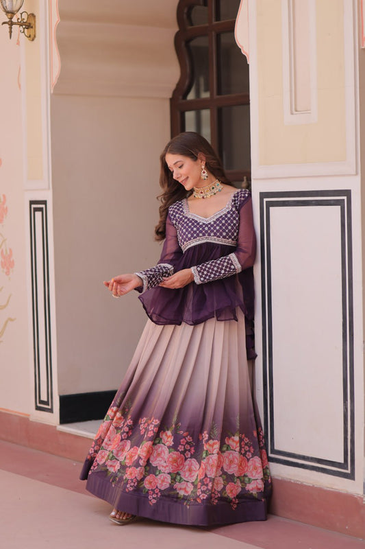 Designer Lehenga Choli with Net Dupatta Style 023