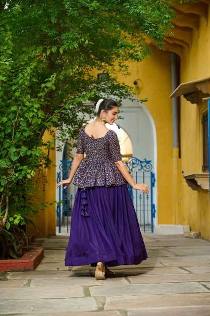 Lehenga Choli with Net Dupatta Style 025