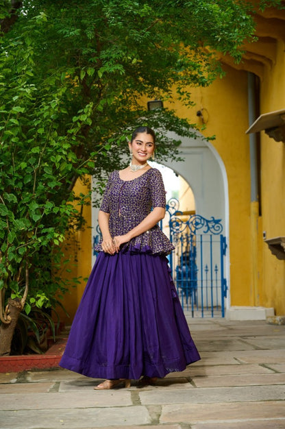 Lehenga Choli with Net Dupatta Style 025