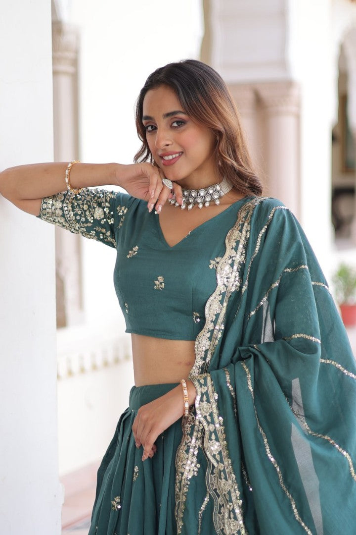 Embroidered Traditional Lehenga Choli for Women Style 028