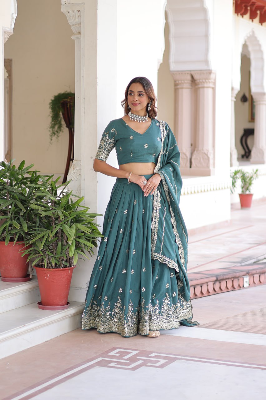 Embroidered Traditional Lehenga Choli for Women Style 028