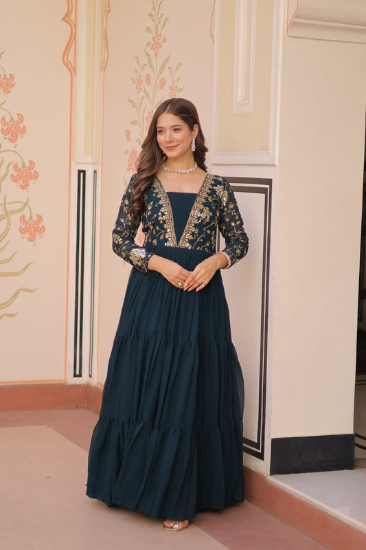 Meher Gown  Classic Festive Women's Anarkali Dress