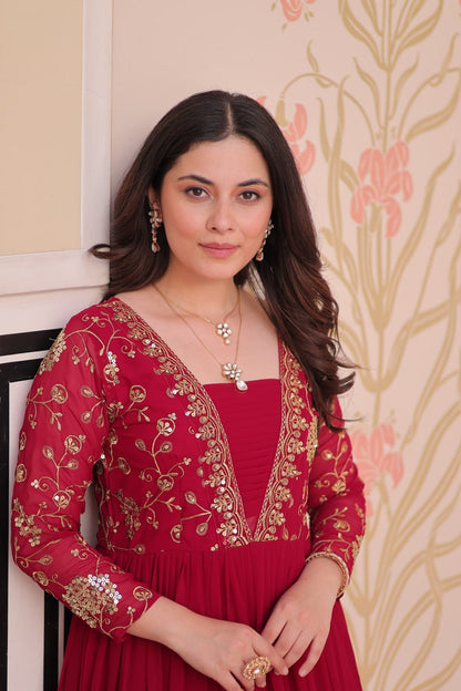 Sana Gown  Premium Ethnic Women's Anarkali Dress