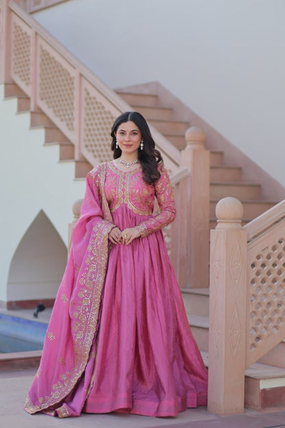 Nazakat Gown  Heritage Style Women's Anarkali Dress