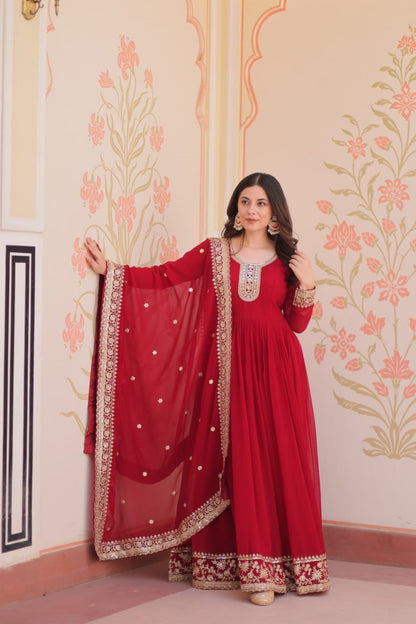 Zoya Gown  Party Wear Women's Anarkali Dress