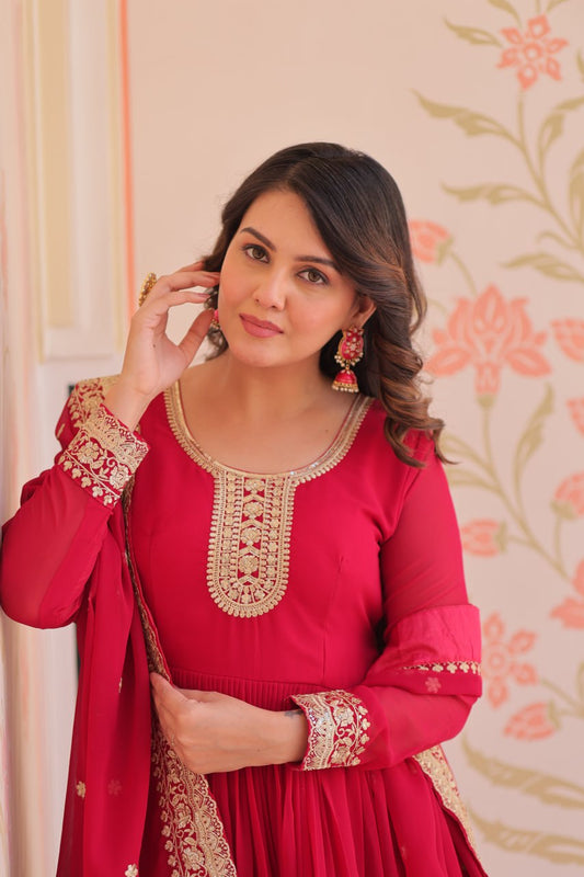 Heer Gown  Wedding Special Women's Anarkali Dress