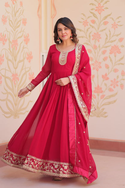 Heer Gown  Wedding Special Women's Anarkali Dress