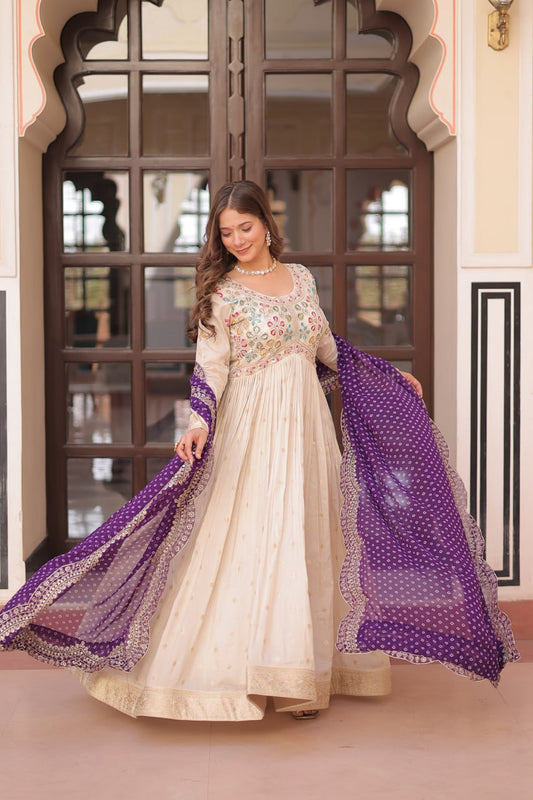 Mahira Gown  Traditional Flair Women's Anarkali Dress