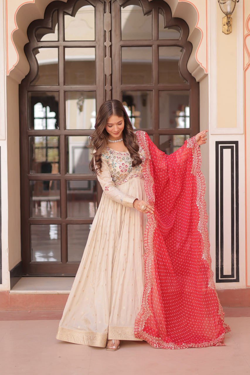 Naira Gown  Luxury Ethnic Women's Anarkali Dress