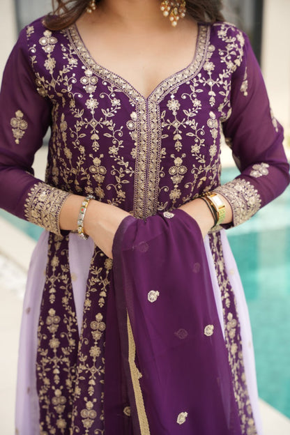 Mehrunisa Gown  Graceful Party Women's Anarkali Dress