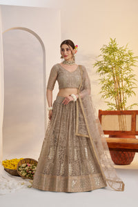 Bridal Embroidered Lehenga Choli Set Style 034