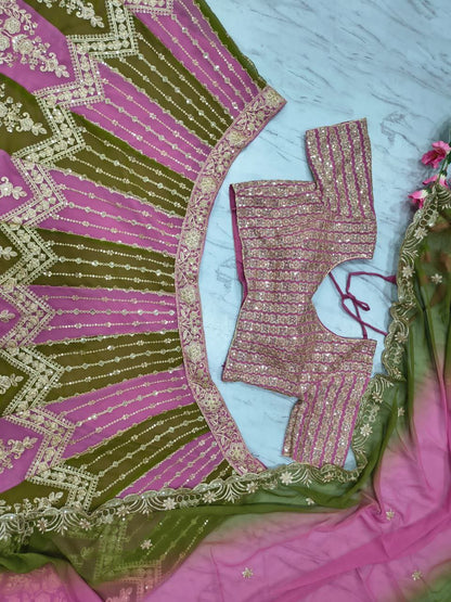Premium Bridal Lehenga Choli Outfit Style 015