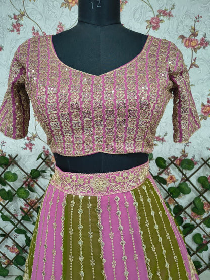 Premium Bridal Lehenga Choli Outfit Style 015