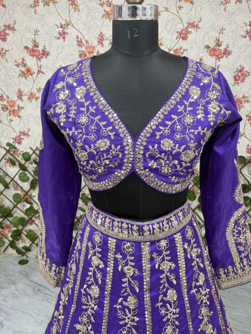 Party Wear Bridal Lehenga Choli Outfit Style 016