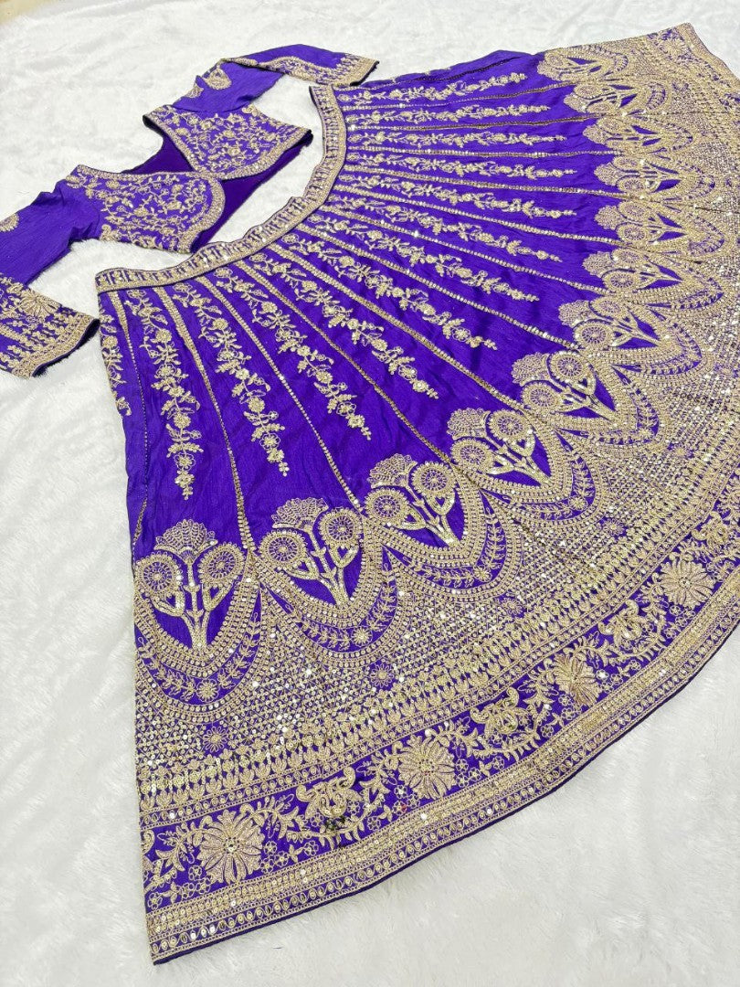 Party Wear Bridal Lehenga Choli Outfit Style 016
