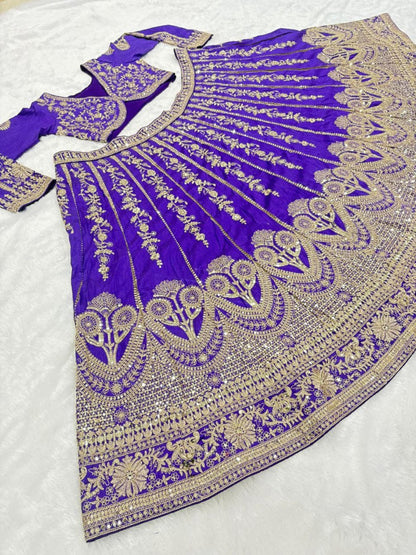 Party Wear Bridal Lehenga Choli Outfit Style 016