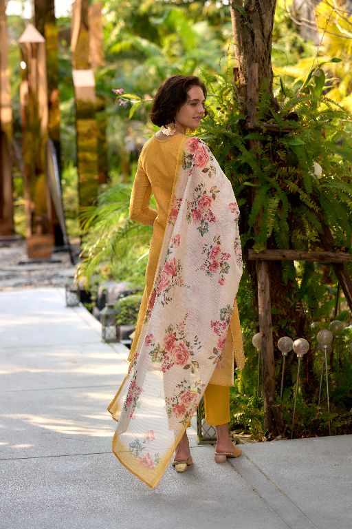 Women's Gorgeous Vatican Embroidery Straight Kurta with Pant And Dupatta Set RY