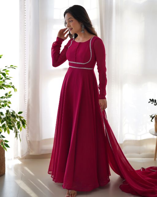 durge Anarkali Gown , 3 pc anarkali gowan with duppata set