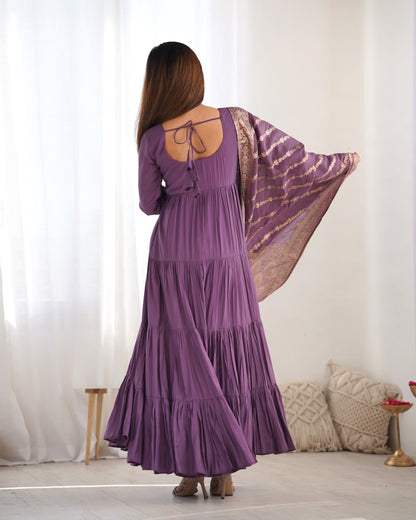 Anarkali Kurta Gown is a stunning traditional