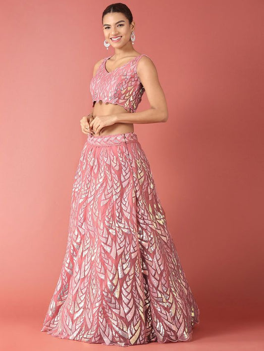 Designer Floral Wedding Lehenga