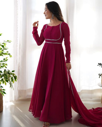 durge Anarkali Gown , 3 pc anarkali gowan with duppata set