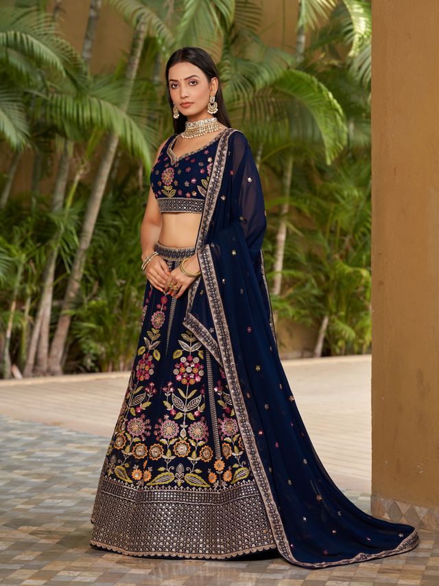 Premium Wedding Embroidery Lehenga