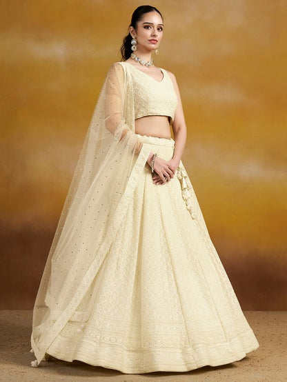 Grand Floral Couture Lehenga