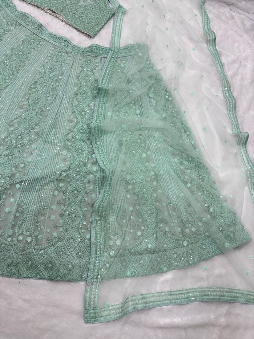 Wedding Special Designer Rich Embroidered Work Semi-stitched Lehenga Choli