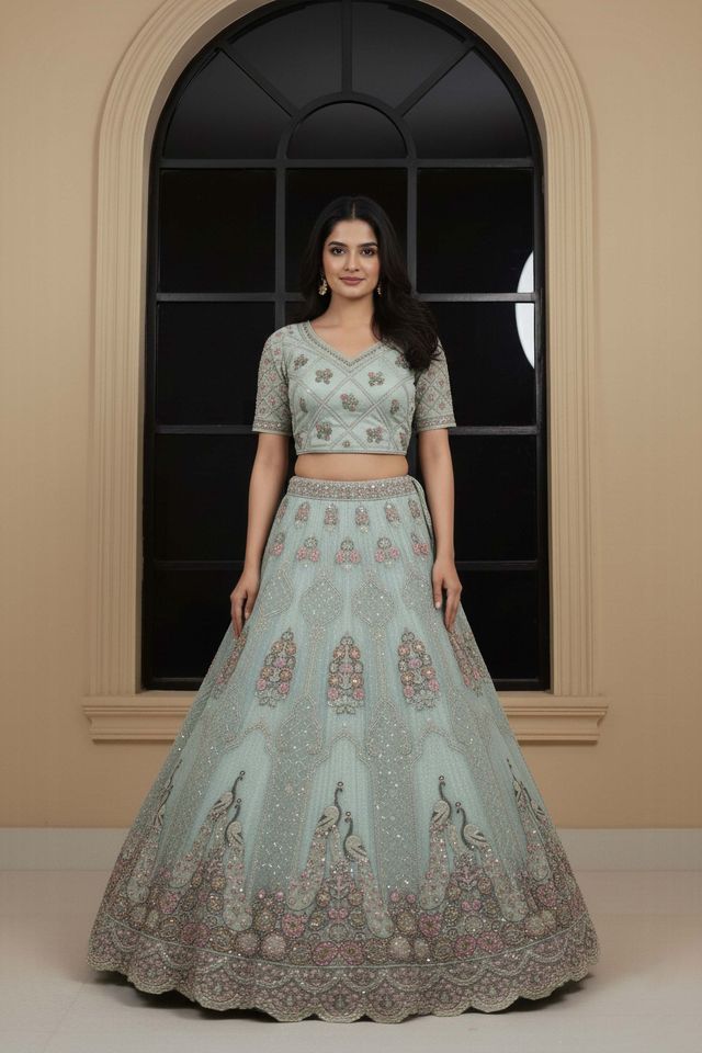 Heritage Inspired Designer Lehenga