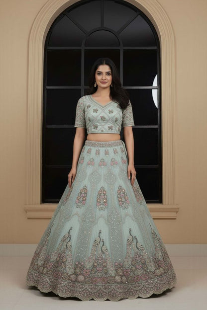Heritage Inspired Designer Lehenga