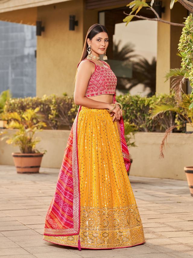 Royal Bloom Embroidered Lehenga