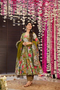 Premium Silk Anarkali Suit for Festive Wear