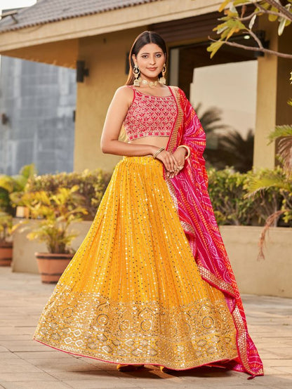 Royal Bloom Embroidered Lehenga