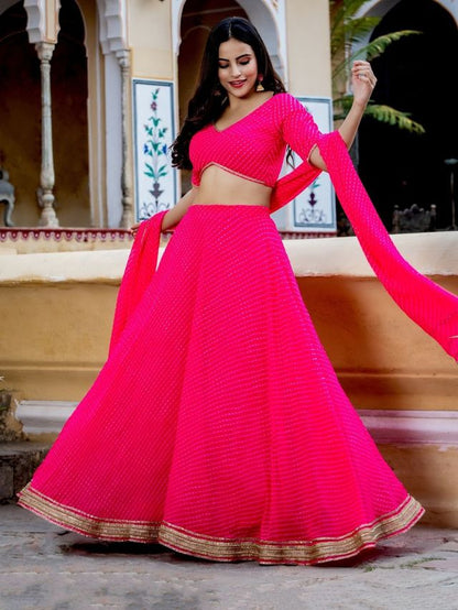 Traditional Floral Glam Lehenga