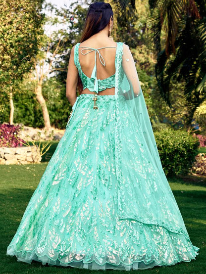 Luxury Floral Partywear Lehenga