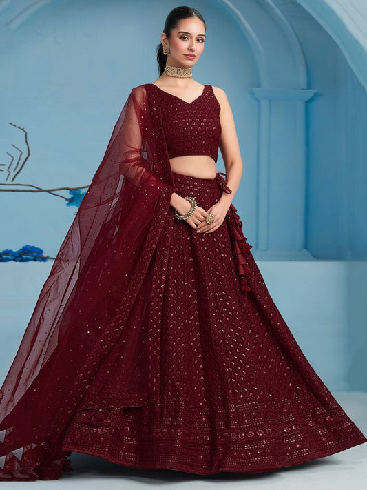 Elegant Floral Celebration Lehenga