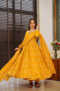 Traditional Indian Anarkali Suit for Women