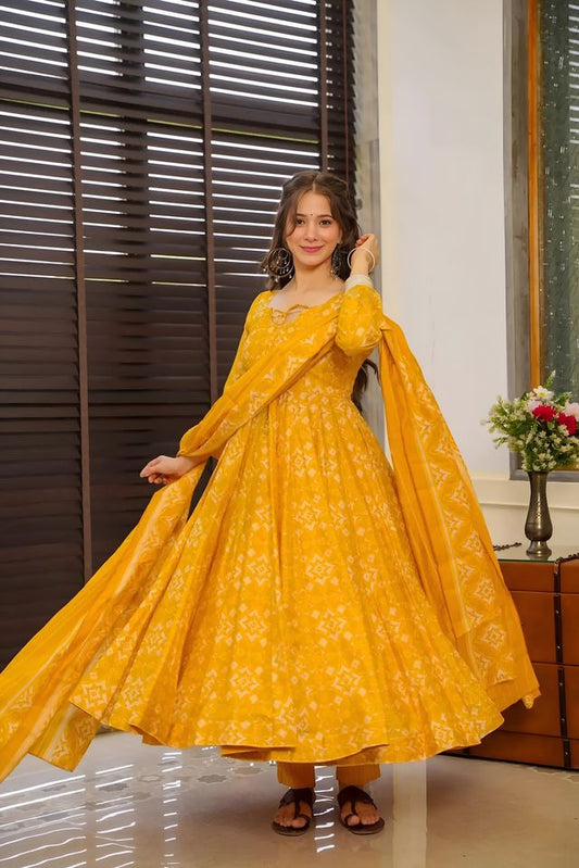 Traditional Indian Anarkali Suit for Women