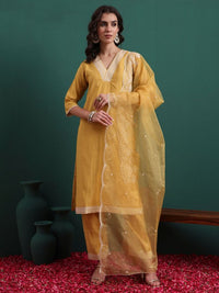 Yellow Color Beautiful Ethnic Suit For Classy Trendy Girl